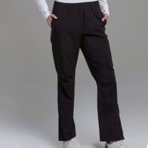 - Zero Restriction Black Waterproof Golf Rain Pant Sealed Seams Pull-on